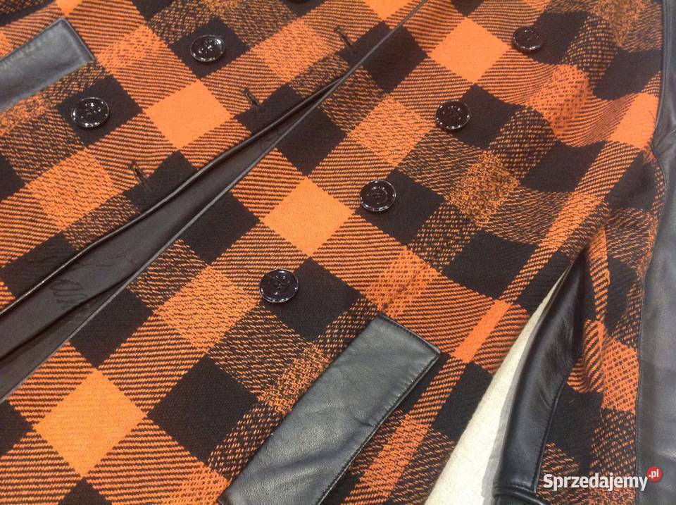 Płaszcz Damski GIL SANTUCCI r S Skórzane rękawy Wiosenna/Jesienna  Nowa Sól