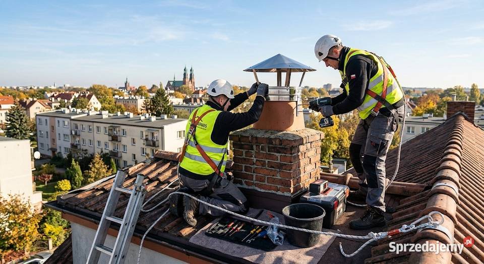 Czyszczenie kominów obrotową głowicą Wrocław dolnośląskie