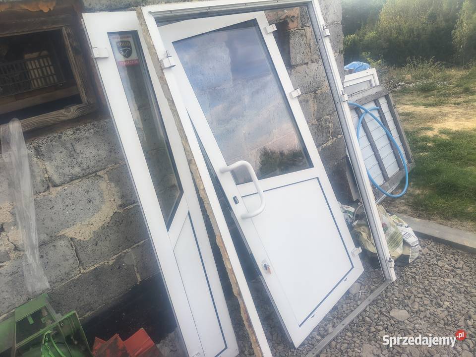 Sprzedam Drzwi aluminiowe zewnętrzne Sieklówka