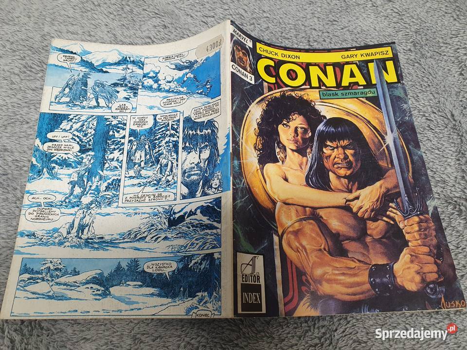 Conan zestaw 4 komiksów AS Editor 1990 Gdynia
