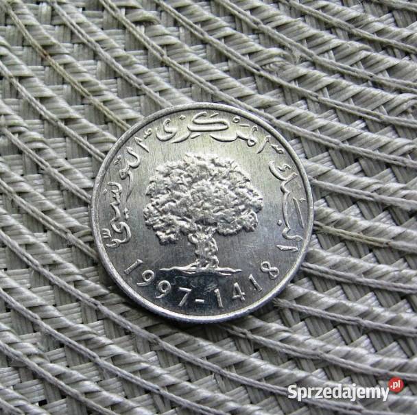 Tunezja 5 Milimów 1997r wielkopolskie Kalisz