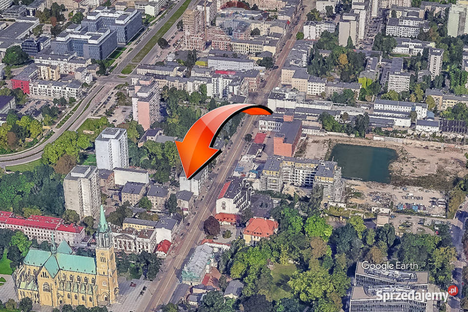 Działka inwestycyjna Piotrkowskiej MPZP 5k Łódź