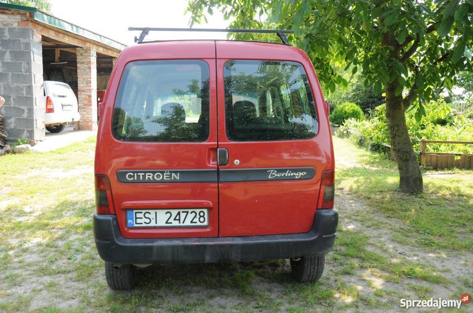 Citroen Berlingo 14 Benzyna Gaz LPG 2005 welurowa tapicerka