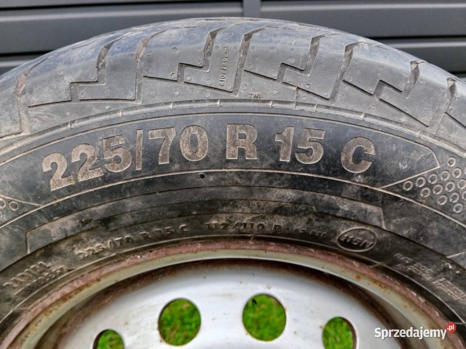 Opona 22570r15c Continental z felgą 1 sztuka Samochodowe Paradyż