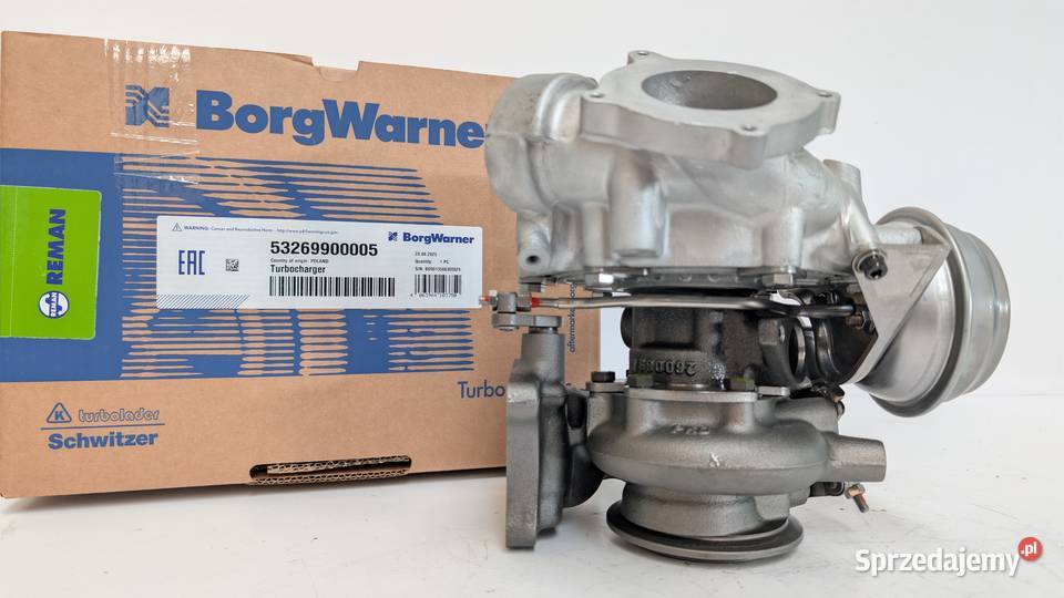 Turbosprężarka BorgWarner KKK Reman 53269900005 ciężarowe mazowieckie Siedlce sprzedam