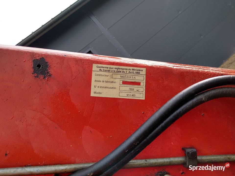 Ładowacz czołowy maileux MX460 MF 390 massey Goszczanów