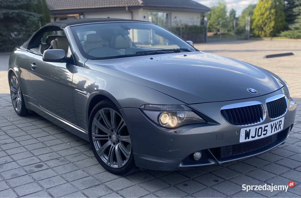 BMW kabrio sport 630i Anglik poduszka powietrzna Człuchów