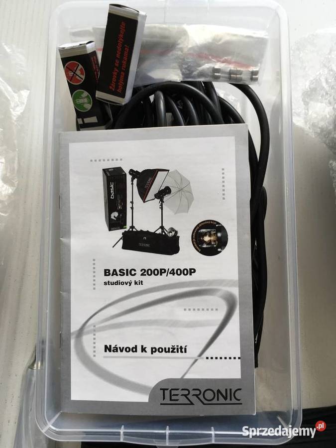Terronic Basic 400p stan idealny komplet softbox Fotografia i Optyka Warszawa sprzedam