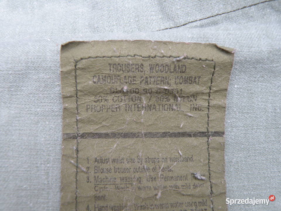 Spodnie bdu woodland medium regular NYCO 90r Wrocław