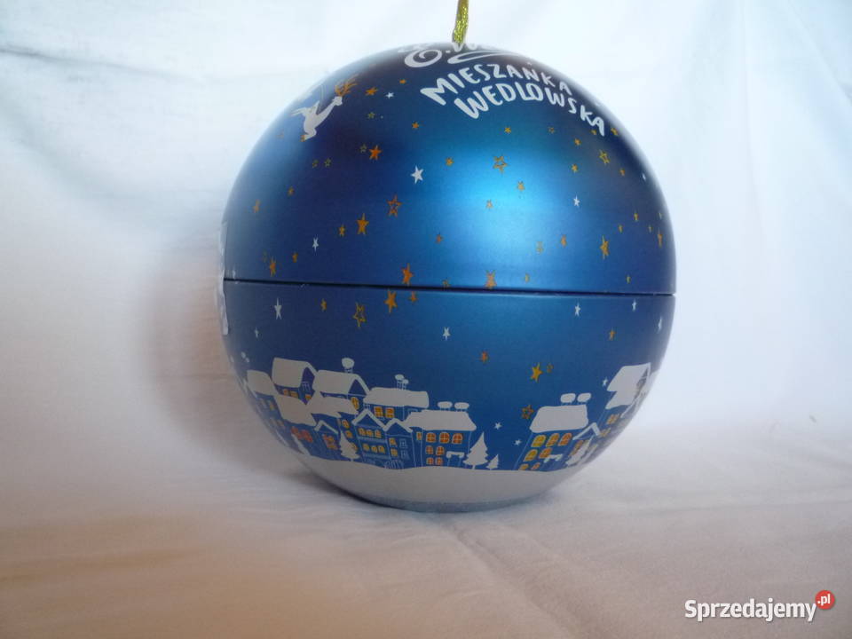 Bombka Puszka Metalowa Wedel Szczecin sprzedam