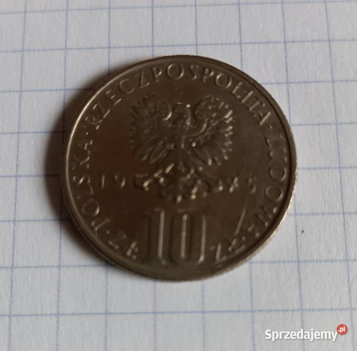 10 ZŁOTYCH 1975 POLSKA BOLESŁAW PRUS Piszczac