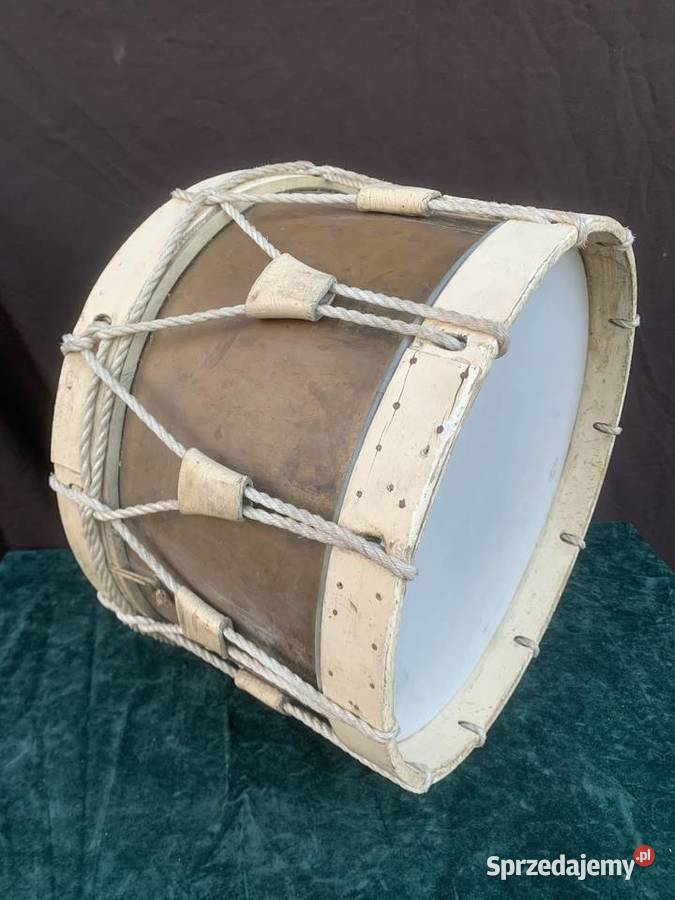 Bęben wojskowy Sygnowany