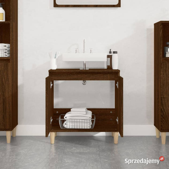 Szafka pod umywalkę brązowy dąb 58x33x60 Warszawa