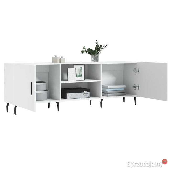 Szafka pod TV biała 150x30x50 materiał Warszawa