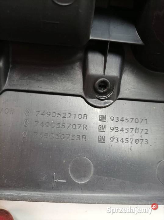 OSŁONA WLOT POWIETRZA VIVARO B 749062210R