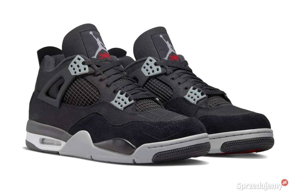 Nike AIR JORDAN 4 Black Canvas DH7138006 27.5cm Sportowe Poznań