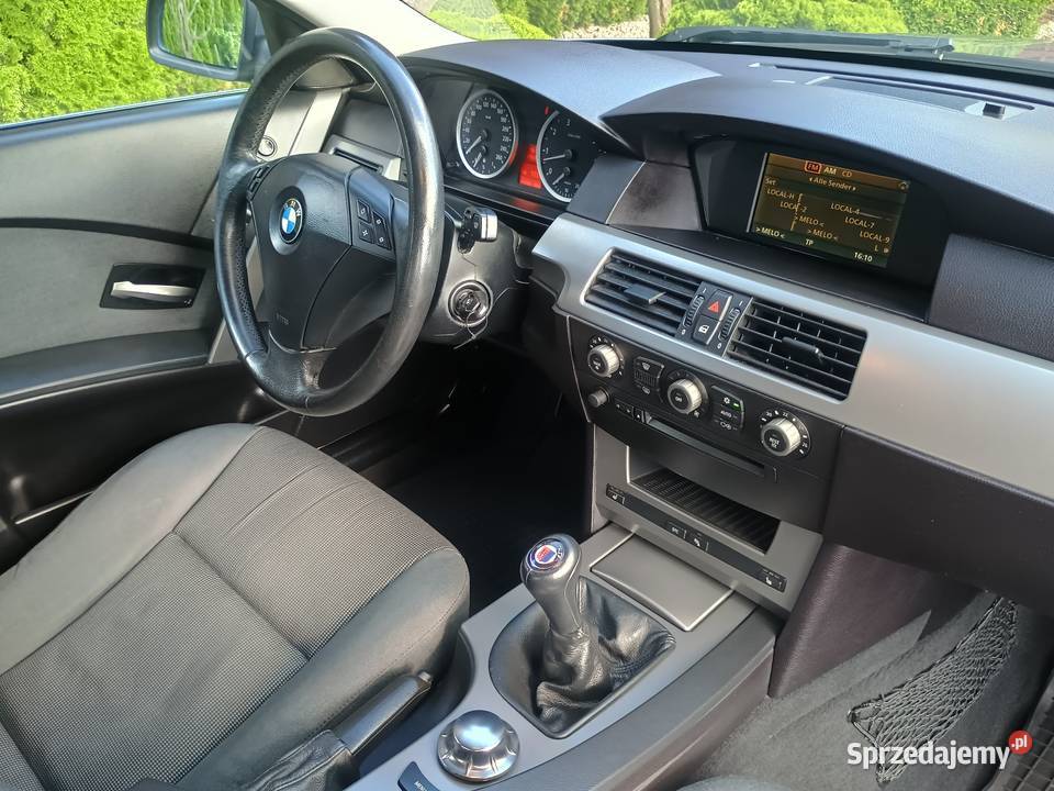 BMW 520i E60 22i 170 6biegów Nawigacja Tempomat MP3 wielkopolskie Witkowo