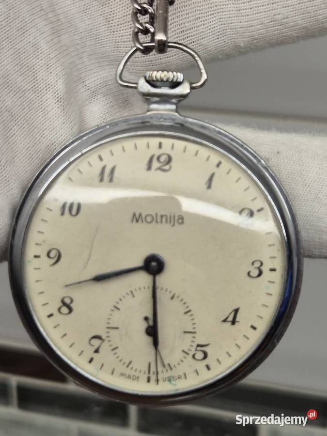 Zegarek kieszonkowy Molnija ZSRR Męskie Chorzów