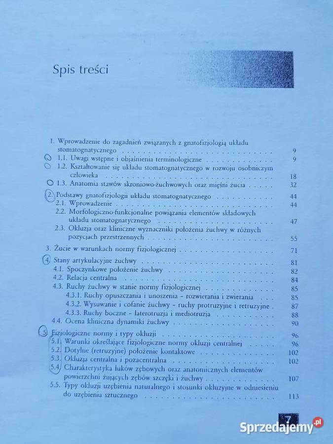 Gnatofizjologia stomatologiczna Normy okluzji i Kielce sprzedam