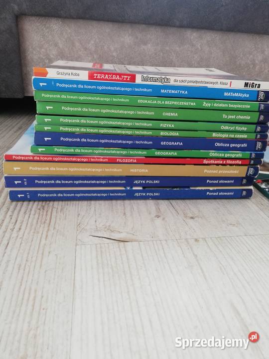 Sprzedam podręczniki klasa 1 do technikum liceum Koszalin