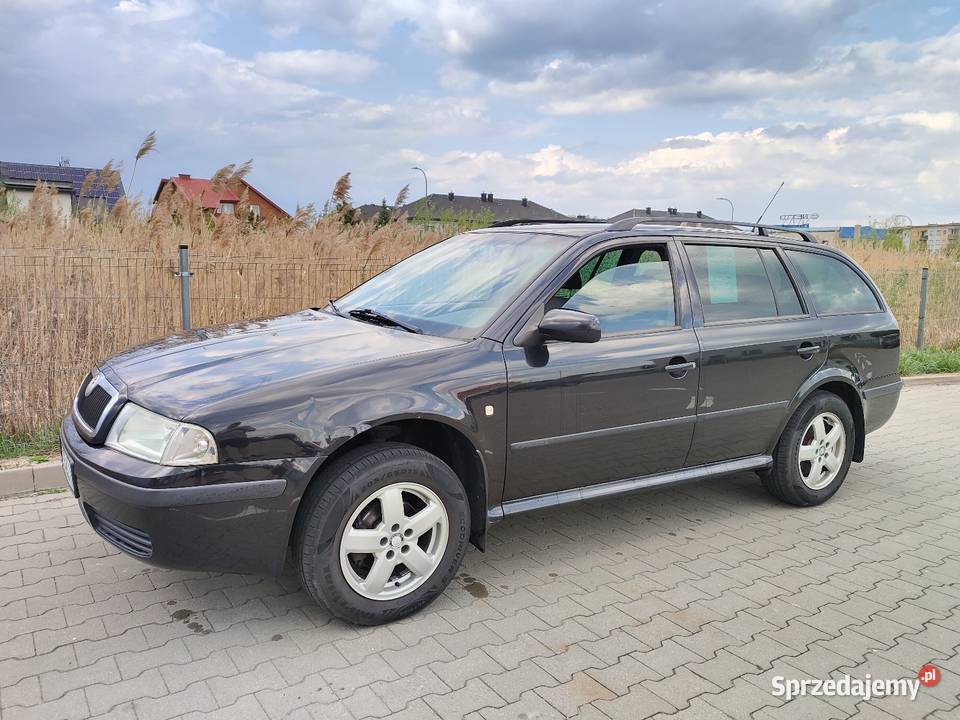 Skoda Octavia I Kombi 16 Benzyna LPG 2007r welurowa tapicerka Škoda Białystok
