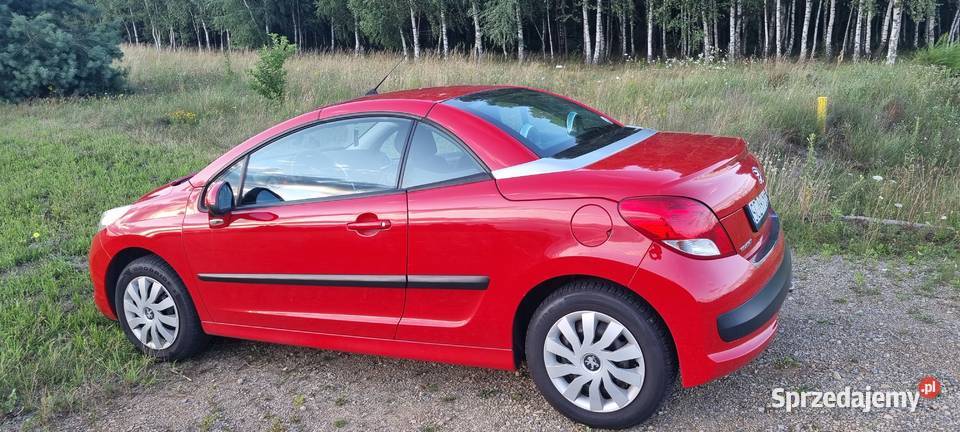 Peugeot 207cc Cabrio na każdą pogodę zadbany Lubojna
