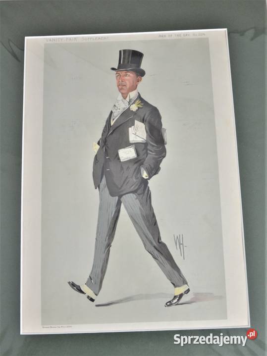 litografia Vincent Brooks karykatura Vanity Fair Warszawa