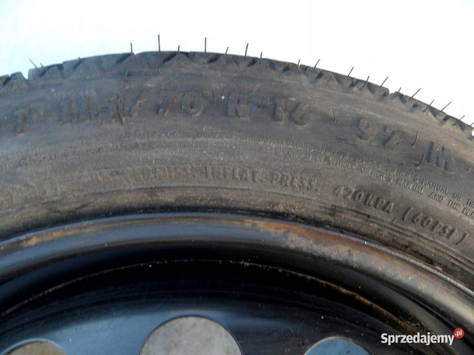 OPEL VECTRA C koło dojazdowe 1157016 92M 5x110 świętokrzyskie