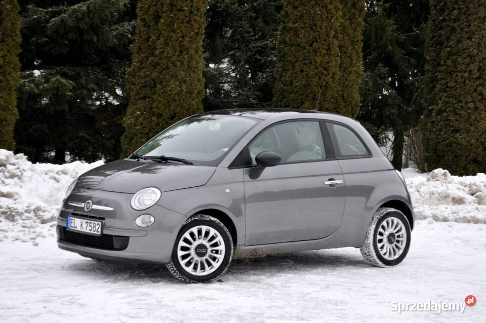 Fiat 500 12i69PanoramaKlimatyzacjaWelurChromI garażowany Ostrów Mazowiecka sprzedam
