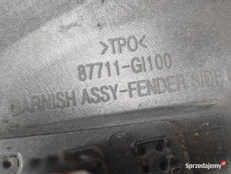 Listwa Błotnika Lewy Przód Hyundai Ioniq V