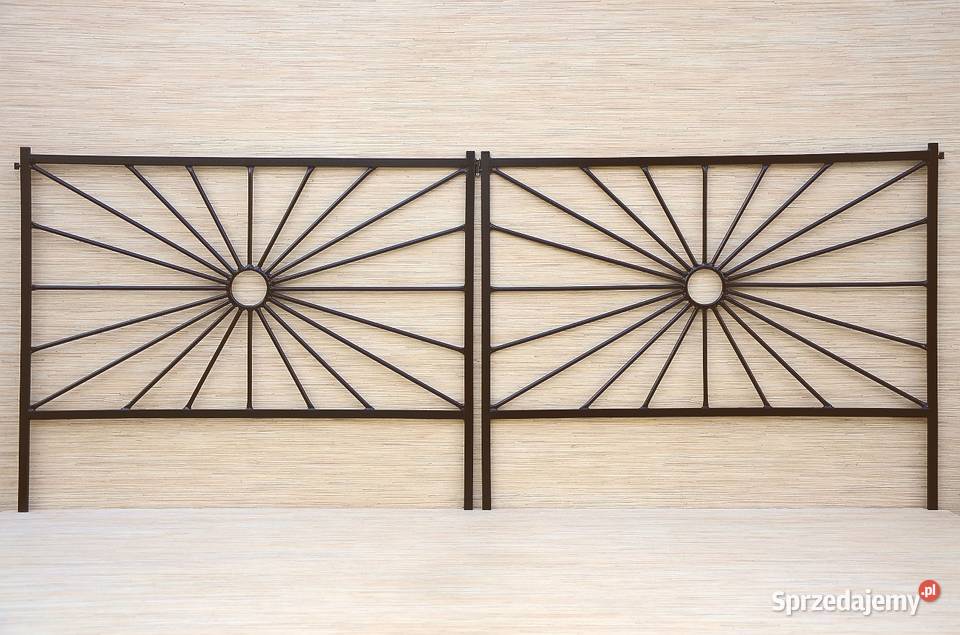 Płotek metalowy ogrodowy palisada do ogrodu 100 Siepraw