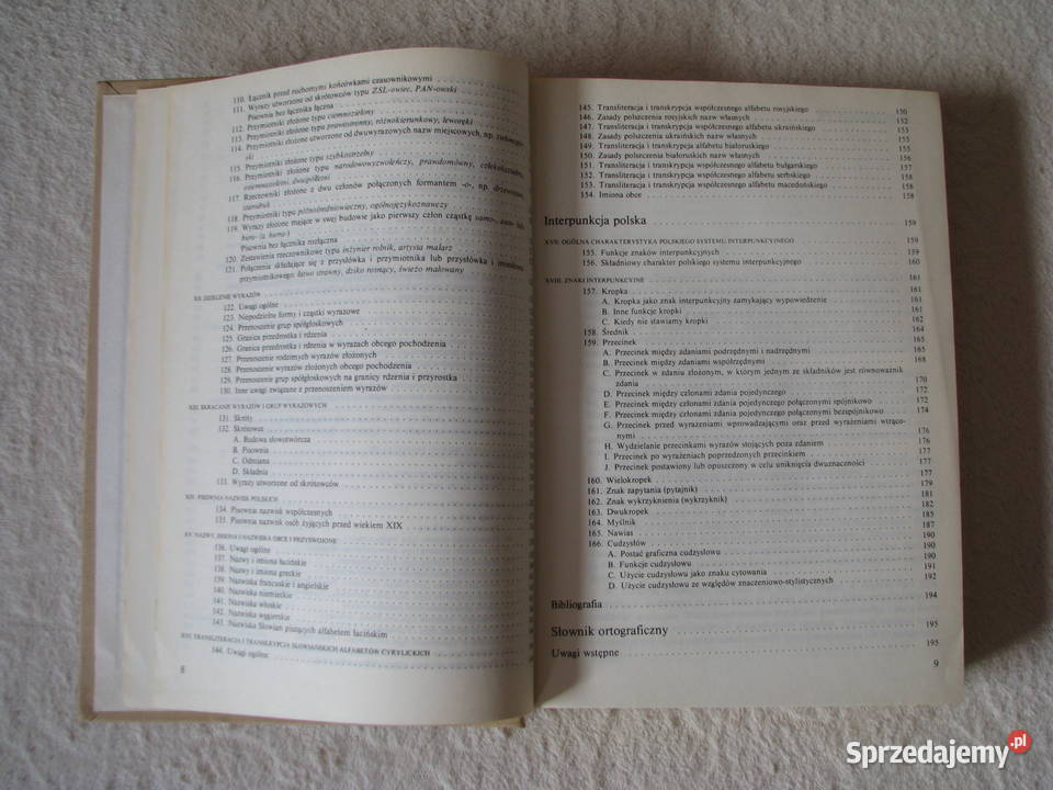 Słownik ortograficzny języka polskiego PWN Rok wydania 1986 Brzegi