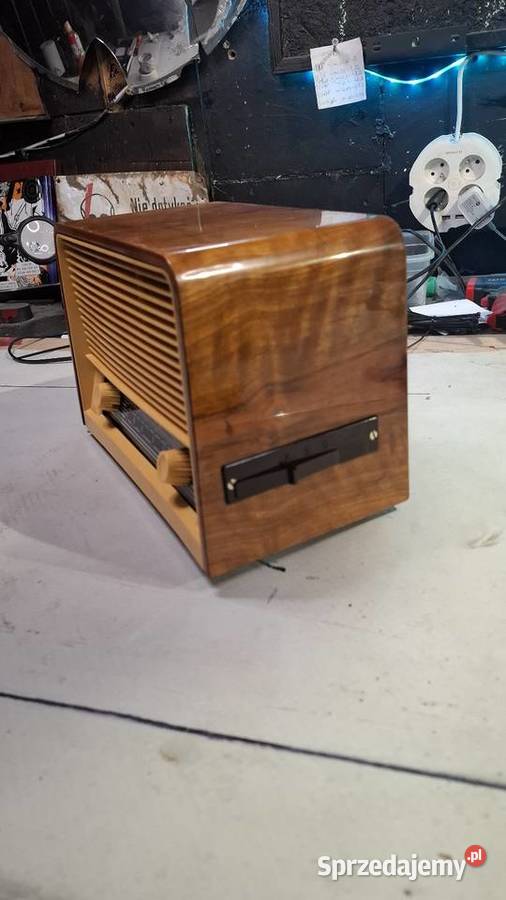 Radio lampowe UNITRA ROZYNA PRL drewno vintage Namysłów