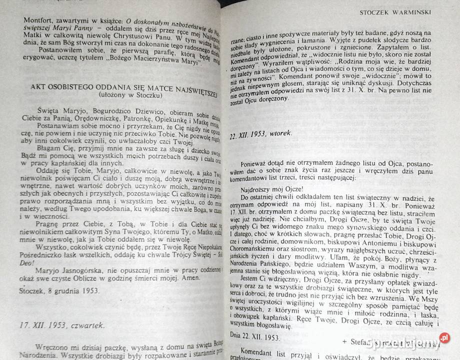 Zapiski więzienne Stefan Wyszyński Pozostałe lubelskie Chełm