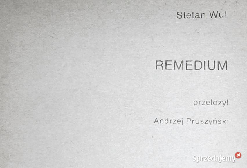 Remedium Stefan Wul