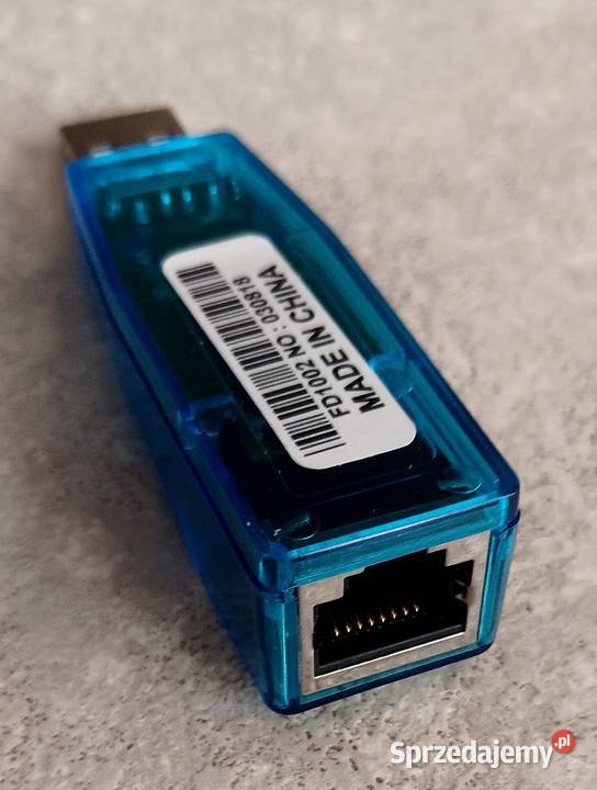 PC USB do RJ45 Gniazdo do Ethernet Internet RJ45 Opole