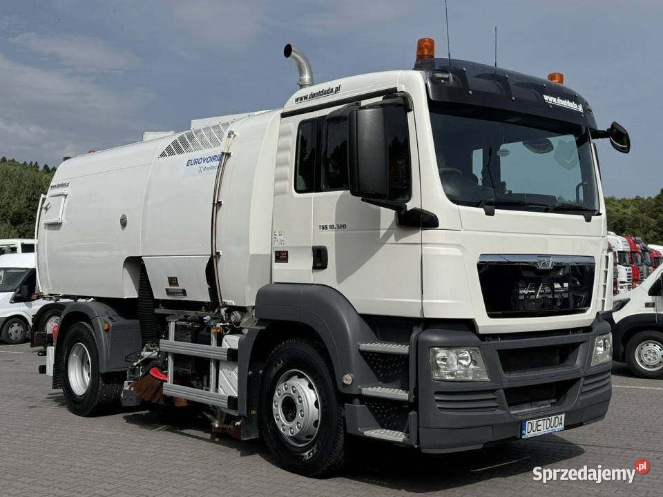 MAN TGS 18320 E5 BUCHER OPTIFANT 8000 Zamiatarka komputer pokładowy Widełki
