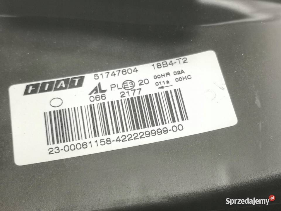 LAMPA LEWY PRZÓD FIAT IDEA MULTIPLA 2010