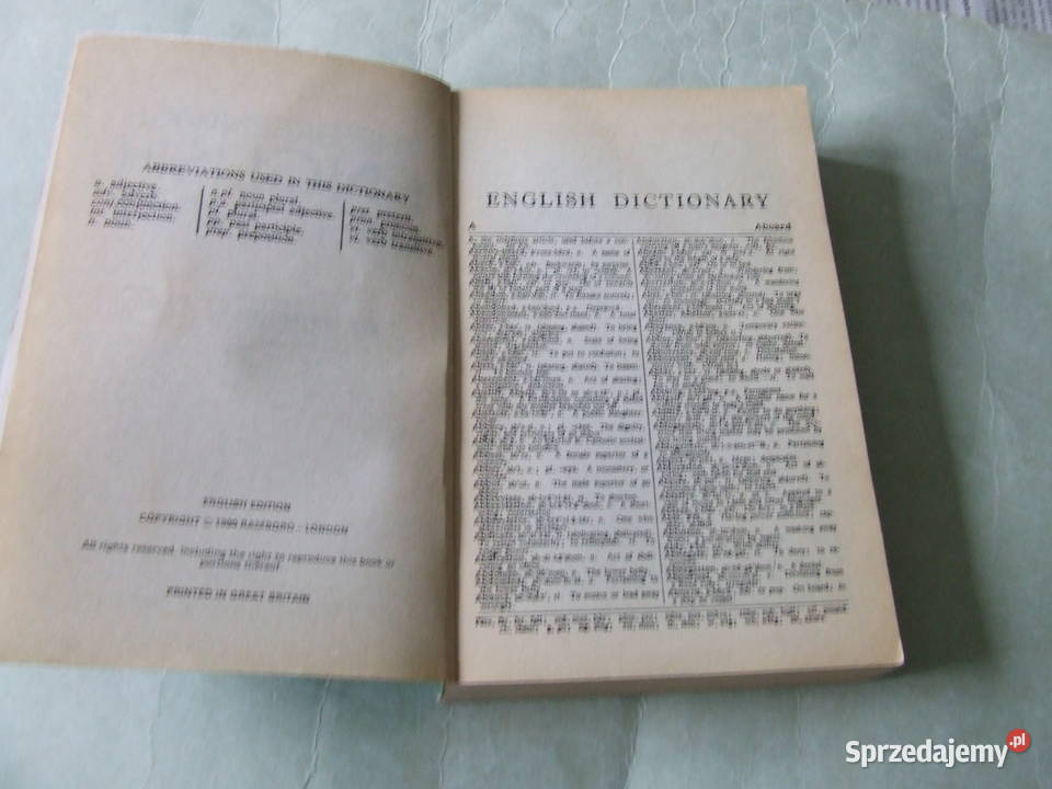 Mówimy angielsku English Dictionary Słownik Książki do nauki języka obcego Oborniki Śląskie