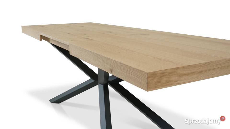 Stół 200 x 100 rozkładany do 300 Dąb stal