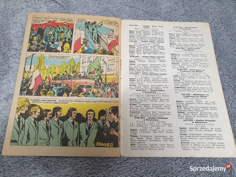 Walii do Brazylii X Piłkarskie Mistrzostwa Rok wydania 1975 Gdynia