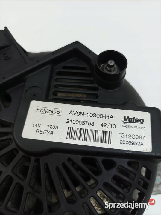 ALTERNATOR AV6N10300HQ 14 16V Ford Fiesta Mk7 Części samochodowe