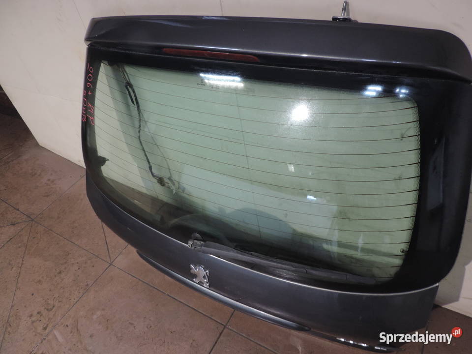 KLAPA TYLNA BAGAŻNIKA PEUGEOT 206 PLUS KOLOR KTP Nowy Sącz sprzedam