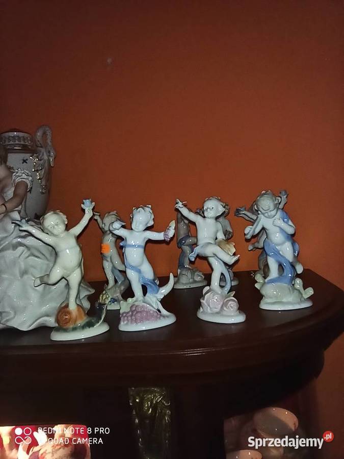 Cztery Pory Roku figurka llmenauGermany Porcelana i szkło Gdańsk