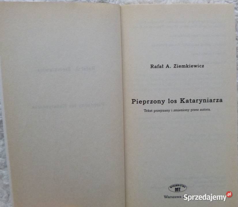 Pieprzony los Kataryniarza Rafał A Ziemkiewicz Warszawa