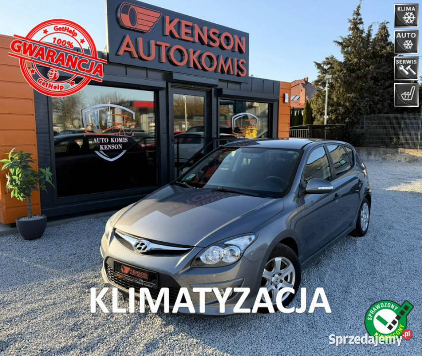 Hyundai i30 Klimatyzacja Podgrzewane Fotele USB Rok produkcji 2012 i30 Bydgoszcz