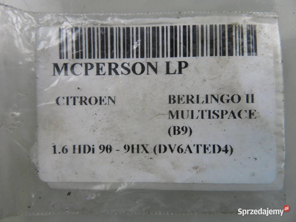 MCPERSON LEWY PRZEDNI CITROEN BERLINGO II sprzedam