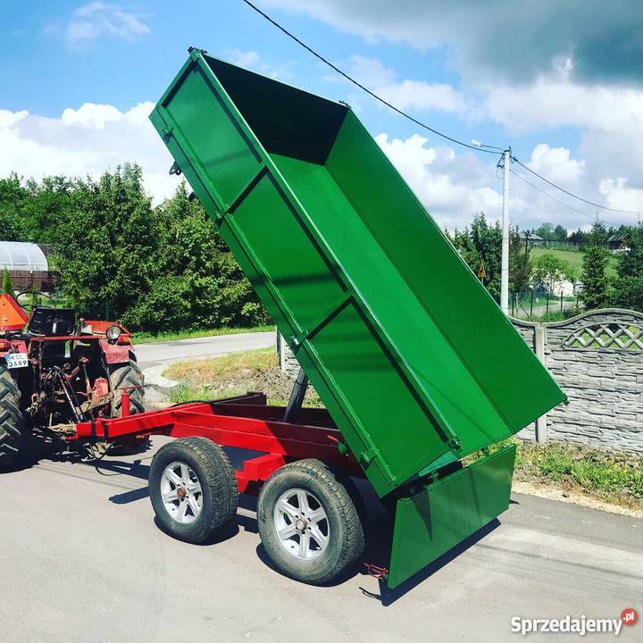 Przyczepa rolnicza kiprowana tandem 5 ton na Olkusz