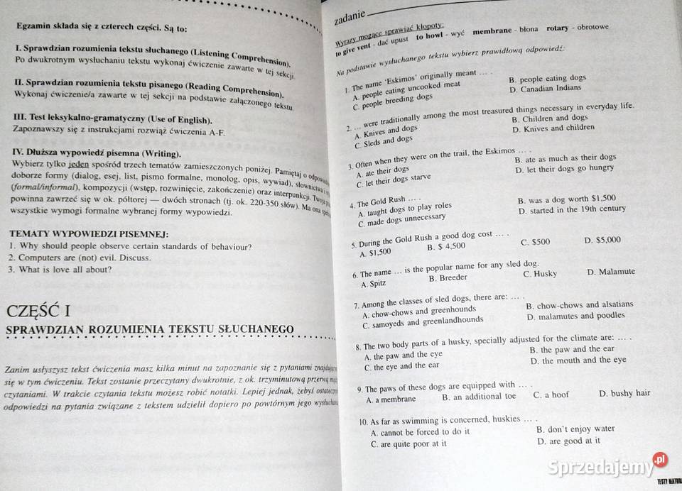 Testy maturalne z języka angielskiego 98 Piotr Chełm