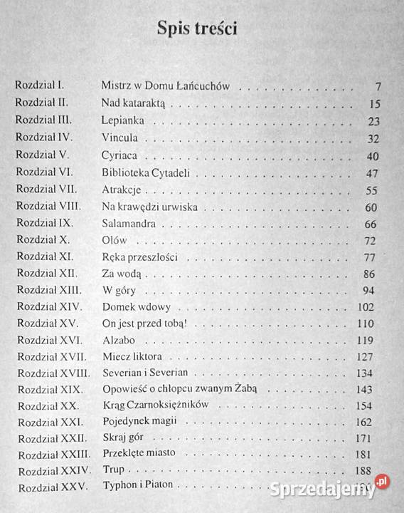 Miecz Liktora Gene Wolfe lubelskie Chełm